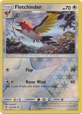 Guardians Rising Fletchinder #110/145 reverse holo